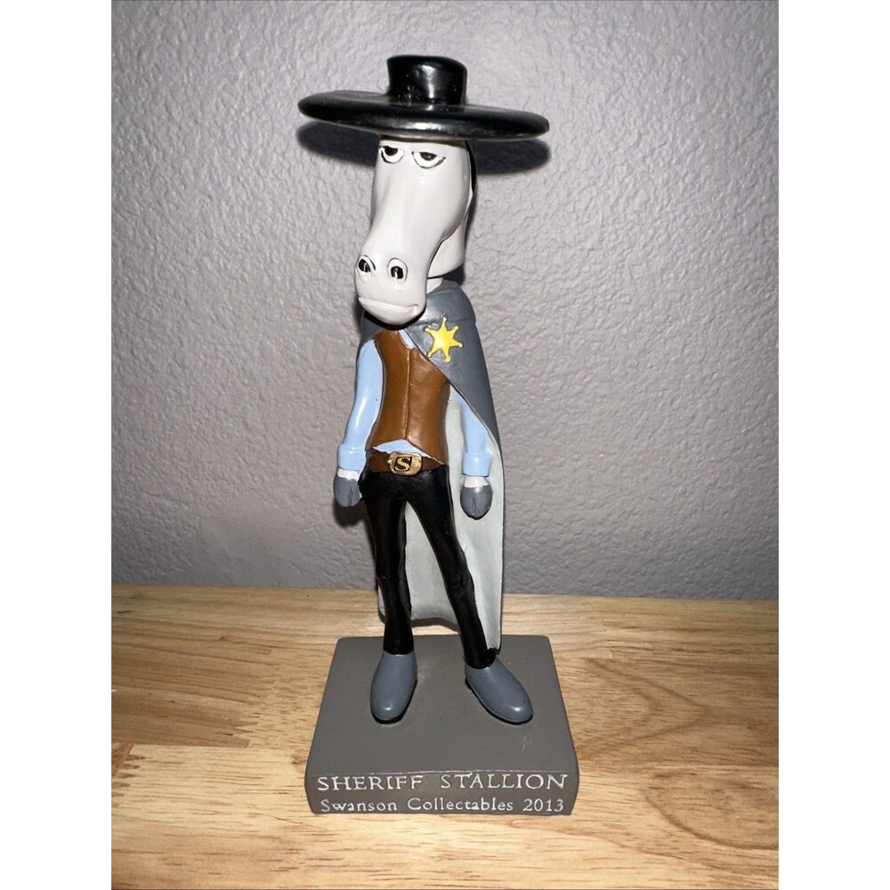 Sheriff Stallion Bobblehead Ultra Rare Swanson Collectibles 2013